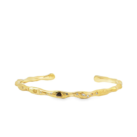 Brățară din Aur Galben 14K cu Diamante Naturale